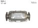Eastern 40012 Catalytic Converter (Non-CARB Compliant) (EAST40012, 40012)