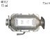 Eastern 40102 Catalytic Converter (Non-CARB Compliant) (40102, EAST40102)