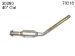 Eastern 20290 Catalytic Converter (Non-CARB Compliant) (20290, EAST20290)