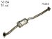 Eastern 50184 Catalytic Converter (Non-CARB Compliant) (50184, EAST50184)