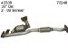 Eastern Manufacturing Inc 40388 Direct Fit Catalytic Converter (Non-CARB Compliant) (EAST40388, 40388)
