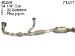 Eastern Manufacturing Inc 40299 Catalytic Converter (Non-CARB Compliant) (EAST40299, 40299)