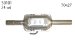 Eastern 50101 Catalytic Converter (Non-CARB Compliant) (50101, EAST50101)