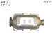 Eastern 40110 Catalytic Converter (Non-CARB Compliant) (40110, EAST40110)