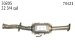 Eastern 30205 Catalytic Converter (Non-CARB Compliant) (30205, EAST30205)
