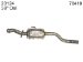 Eastern 20124 Catalytic Converter (Non-CARB Compliant) (20124, EAST20124)
