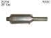 Eastern 20294 Catalytic Converter (Non-CARB Compliant) (EAST20294, 20294)