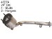 Eastern Manufacturing Inc 40274 Direct Fit Catalytic Converter (Non-CARB Compliant) (40274, EAST40274)