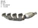Eastern Manufacturing Inc 30368 Catalytic Converter (Non-CARB Compliant) (30368, EAST30368)
