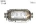 Eastern 40018 Catalytic Converter (Non-CARB Compliant) (40018, EAST40018)