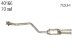 Eastern 40166 Catalytic Converter (Non-CARB Compliant) (40166, EAST40166)