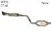 Eastern 40196 Catalytic Converter (Non-CARB Compliant) (40196, EAST40196)