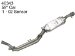 Eastern Manufacturing Inc 40343 Direct Fit Catalytic Converter (Non-CARB Compliant) (40343, EAST40343)