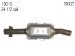 Eastern 10010 Catalytic Converter (Non-CARB Compliant) (10010, EAST10010)