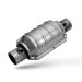 MagnaFlow 53063 Universal Catalytic Converter Round w/ Dual Sensor - 1.75in. Inlet / Outlet, Center / Center (53063, M6653063)