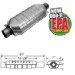 MagnaFlow 94409 Universal Catalytic Converter Long Oval - 3in. Inlet / Outlet, Center / Center (94409, M6694409)