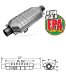 MagnaFlow 94415 Universal Catalytic Converter Long Oval w/ Air Tube - 2.25in. Inlet / Outlet, Center / Center (94415, M6694415)