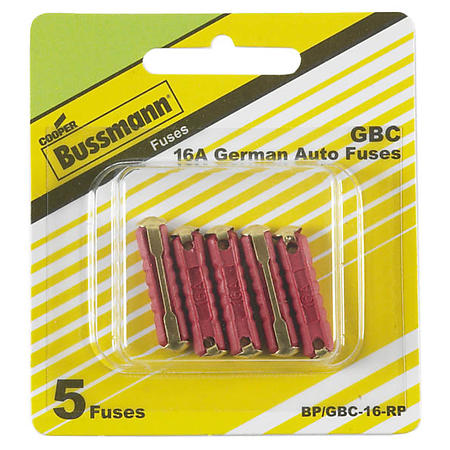 Bussmann Fuse Pack - BP/GBC-16-RP (BP-GBC-16-RP, BPGBC-16-RP)