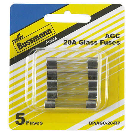 Bussmann Fuse Pack - BP/AGC-20-RP (BP-AGC-20-RP, BPAGC-20-RP)