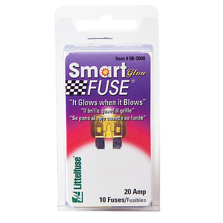 Littelfuse Fuse - Big (ATO) Blade 20A (10-Pack) - 08-3000 (08-3000)