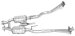 Walker Exhaust 50501 Standard Domestic Converter - Non-CARB Compliant (50501, WK50501)