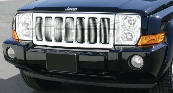 2006-2008 Jeep Commander - Vertical Billet Grille (30485)