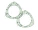 Collector/Header Muffler Gaskets Triangle 3 Bolt Holes 2.5 in. Dia. 3.5 in. Bolt Circle 3/8 in. Bolt Hole 2 pc. (76C, G1276C)