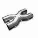 MagnaFlow 10791 Tru - X Stainless Steel 2.5" Exhaust Pipe (10791, M6610791)
