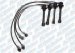 ACDelco 16-804W Spark Plug Wire Kit (16804W, 16-804W, AC16804W)