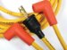 Accel 3011 Ignition Wires - Universal Fit Super Stock 7mm Suppression; Spark Plug Wire Set; 90 Deg. Boots; Yellow; (3011, A353011)