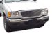 2001-2003 Ford Ranger Billet Aluminum Grille Insert No Cutting Required Closed Top Install Time- Appr. 30 min-1 Hour Polished (41222, C9441222)