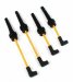 ACCEL 7961Y Yellow 300+ Thundersport Ferro-Spiral Spark Plug Wire Set (A357961Y, 7961Y)