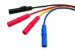 ACCEL 7540R 300 Plus Red Ferro-Spiral Race Spark Plug Wire Set (7540R, A357540R)