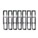 GRILLE INSERTS, CHROME TRIM, 97-06 JEEP WRANGLER/UNLIMITED (7511, O317511, O237511)
