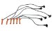 Bosch 09782 Premium Spark Plug Wire Set (09 782, 09782, BS09782)