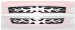 Putco 89137 Flaming Inferno Mirror Stainless Steel Grille (89137, P4589137)