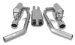 Tri-Flo Stainless Steel Performance Exhaust Systems - C5 - w/ Quad 4.5" Oval Tips (FCOR-0200, FCOR0200, B97FCOR0200)