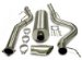 Cat-Back Exhaust System Single Side Exit Incl. Muffler/Pipes/Clamsp/4 in. x 7.25 in. Hydroformed Tips 50-State Emissions Legal (15204, COR15204)