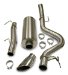 Cat-Back Exhaust System Single Side Exit Incl. Muffler/Pipes/Clamps/4 in. x 7.25 in. Hydroformed Tips 50-State Emissions Legal (COR15301, 15301)