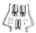 Corsa 14154 Pro-Series 3.5" Twin Exhaust System (14154, COR14154)