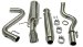 Corsa 14125 Pro-Series 3.5" Single Rear Exit Exhaust System (14125, COR14125)