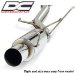 DC Sports Single Canister Stainless Steel Cat Back Exhaust for 2003 - 2004 Mitsubishi EVO VIII (SCS6007)