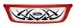 Putco 85112 Tribe Mirror Stainless Steel Grille (P4585112, 85112)