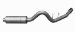 1998-2001 Dodge RAM TRUCK Swept Side Single Exhaust Kit Exits Behind Rear Tire Incl. Muffler/Pipes/Stainless Tip/Hangers/Clamps Aluminized (G27316577, 316577)