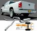 Dual Extreme Exhaust Kit Exits Behind Rear Tire At An Aggressive Angle Incl. Muffler/Pipes/Stainless Tips/Hangers/Clamps Aluminized (G276550, 6550)