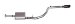 Exhaust Swept Side 4.0L Aluminized 2004-2006 Jeep Wrangler Unlimited 17702 (17702, G2717702)