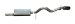 Gibson 612801 Stainless Steel Single Cat-Back Exhaust System (612801, G27612801)