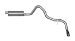 Gibson Peformance SINGLE SIDE STAINLESS EXHAUST 1993 PATHFINDER 3.0L 2DR 4WD 612200 (612200, G27612200)