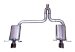 Gibson 616521 Stainless Steel Split Rear Dual Exhaust System (616521, G27616521)