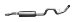 Gibson Peformance SINGLE SIDE STAINLESS EXHAUST 2004 FORD TRUCK 4.6L SCSB 2/4WD 619614 (619614, G27619614)